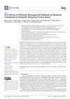 Research paper thumbnail of The Effects of Different Management Methods on Restored Grasslands in Potential Temperate Forest Zones