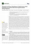 Research paper thumbnail of Absorption and Tissue Distribution of Folate Forms in Rats: Indications for Specific Folate Form Supplementation during Pregnancy