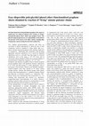 Research paper thumbnail of Easy-dispersible poly(glycidyl phenyl ether)-functionalized graphene sheets obtained by reaction of “living” anionic polymer chains