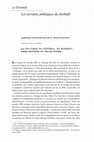 Research paper thumbnail of Les terrains politiques du football