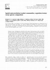 Research paper thumbnail of Spatial autocorrelation in plant communities: vegetation texture versus species composition