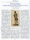 Research paper thumbnail of Finding Nelson. Looking for Boston's Lost Statue of the British Naval Hero