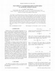 Research paper thumbnail of Exact solution of a one-dimensional model of strained epitaxy on a periodically modulated substrate