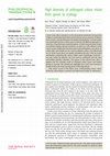 Research paper thumbnail of High diversity of arthropod colour vision: from genes to ecology