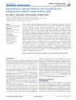 Research paper thumbnail of Eye structure, activity rhythms, and visually-driven behavior are tuned to visual niche in ants