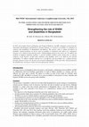 Research paper thumbnail of Strengthening the role of WASH and disabilities in Bangladesh