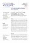 Research paper thumbnail of Innovation Performance of Foreign Subsidiaries in Post-Transition Economy: Evidence from Poland