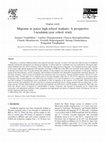 Research paper thumbnail of Migraine in junior high-school students: A prospective 3-academic-year cohort study