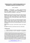 Research paper thumbnail of Regímenes Liberales De España e Italia *