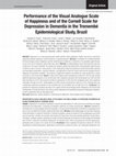 Research paper thumbnail of Performance of the Visual Analogue Scale of Happiness and of the Cornell Scale for Depression in Dementia in the Tremembé Epidemiological Study, Brazil