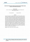 Research paper thumbnail of Lise Öğrencilerinin Problem Çözme Becerilerinin Derslere Yönelik Direnç Davranışlarının Yordanması