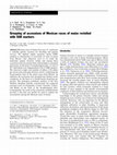 Research paper thumbnail of Grouping of accessions of Mexican races of maize revisited with SSR markers