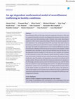 Research paper thumbnail of An age‐dependent mathematical model of neurofilament trafficking in healthy conditions