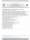 Research paper thumbnail of Implementing Motor Unit Number Index (MUNIX) in a large clinical trial: Real world experience from 27 centres