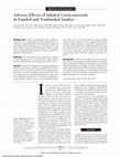 Research paper thumbnail of Adverse Effects of Inhaled Corticosteroids in Funded and Nonfunded Studies