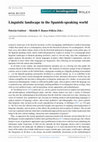 Research paper thumbnail of Linguistic landscape in the Spanish-speaking world. Review of the volume edited by Patricia Gubitosi and Michelle F. Ramos Pellicia. Amsterdam and Philadelphia: John Benjamins