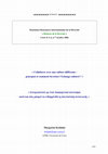 Research paper thumbnail of Collaborer avec une culture différente : pourquoi et comment favoriser l'échange culturel ? »