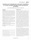 Research paper thumbnail of Simultaneous fundoplication and gastric stimulation in a lung transplant recipient with gastroparesis and reflux