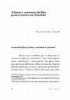 Research paper thumbnail of A função e construção do ἦθος poético-retórico em Aristóteles