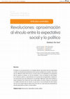 Research paper thumbnail of Revoluciones: aproximación al vínculo entre la expectativa social y lo político