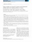 Research paper thumbnail of Tumor markers are elevated in patients with rheumatoid arthritis and do not indicate presence of cancer