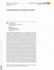 Research paper thumbnail of Sustentabilidad y ecología del sonido (2022)