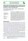 Research paper thumbnail of Digital comic learning media based on character values on students’ critical thinking in solving mathematical problems in terms of learning styles