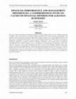 Research paper thumbnail of Financial Performance and Management Differences: A Comprehensive Study on Causes of Financial Distress for Albanian Businesses