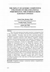 Research paper thumbnail of The Impact of Generic Competitive Strategies on Organizational Performance. The Evidence from Albanian Context