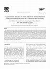 Research paper thumbnail of Amperometric detection of nitrite and nitrate at tetraruthenated porphyrin-modified electrodes in a continuous-flow assembly