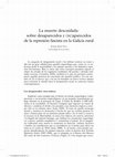 Research paper thumbnail of La muerte descuidada: sobre desaparecidos y (re)aparecidos de la represión fascista en la Galicia rural