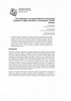 Research paper thumbnail of The challenges and opportunities for professional societies in higher education in Australasia: A PEST analysis