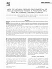 Research paper thumbnail of Value of urethral pressure profilometry in the female incontinent patient: a prospective trial with an 8-channel urethral catheter