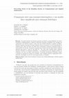 Research paper thumbnail of Comparação entre uma neuroprevisão (empírica) e um modelo físico simplificado para estimação hidrológica