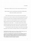 Research paper thumbnail of Misinterpreting the Body Language of African-American Women Storytellers