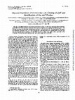 Research paper thumbnail of Glycerol facilitator of Escherichia coli: cloning of glpF and identification of the glpF product