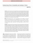 Research paper thumbnail of Pasteurizing China's Grasslands and Sealing inTerroir