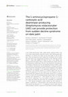 Research paper thumbnail of The 1-aminocyclopropane-1-carboxylic acid deaminase-producing Streptomyces violaceoruber UAE1 can provide protection from sudden decline syndrome on date palm