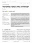 Research paper thumbnail of Bidirectional blade technology on naviform cores from northern Arabia: New evidence of Arabian‐Levantine interactions in the Neolithic