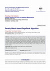 Research paper thumbnail of Penalty Matrix-based PageRank Algorithm