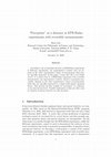 Research paper thumbnail of "Perception" at a distance in EPR-Bohm experiments with reversible measurements