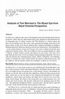 Research paper thumbnail of Analysis of Toni Morrison's The Bluest Eye from Black Feminist Perspective