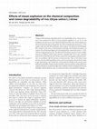 Research paper thumbnail of Effects of steam explosion on the chemical composition and rumen degradability of rice (Oryza sativa L.) straw