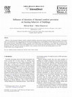 Research paper thumbnail of Influence of duration of thermal comfort provision on heating behavior of buildings