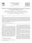 Research paper thumbnail of Evaluation of the impact of internal partitions on energy conservation for residential buildings in Serbia