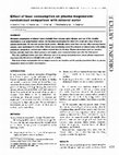 Research paper thumbnail of Effect of beer consumption on plasma magnesium: randomized comparison with mineral water