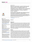 Research paper thumbnail of Bacterial colonization, species diversity and antimicrobial susceptibility patterns of indwelling urinary catheters from postpartum mothers attending a Tertiary Hospital in Eastern Uganda