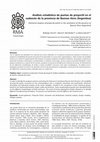 Research paper thumbnail of Análisis estadístico de puntas de proyectil en el sudoeste de la provincia de Buenos Aires (Argentina)