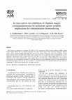 Research paper thumbnail of In vitro and in vivo inhibition of Daphnia magna acetylcholinesterase by surfactant agents: possible implications for contamination biomonitoring