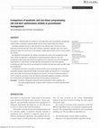 Research paper thumbnail of Comparison of quadratic and non-linear programming (QP and NLP) optimization models in groundwater management